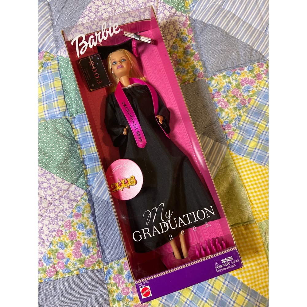 Mattel My Graduation Barbie 2003 Special Edition Blonde Doll 56329 NIB